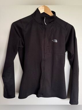The North Face Women’s Medium Black Full Zip Athletic Jacket Stretch Performance